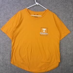 Tennessee Volunteers Shirt Mens 2XL Orange NCAA Football Pressbox Knoxville Tee